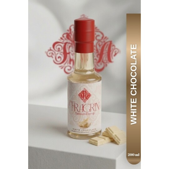 4'lü Beyaz Çikolata Kahve Sosu / Şurubu 200 ml (1)