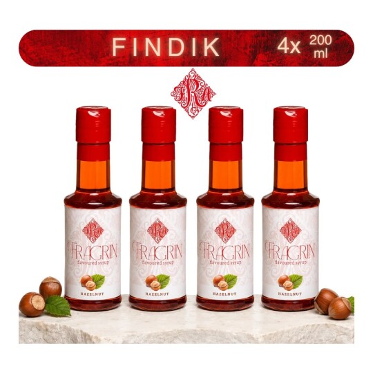 4'lü Fındık Kahve Sosu / Şurubu 200 ml