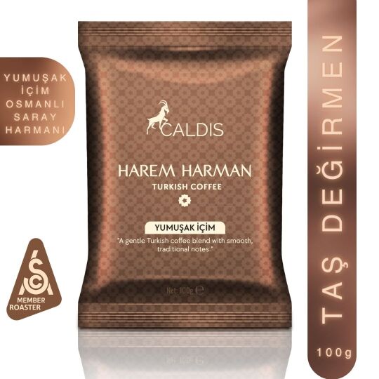 Harem Harman™ Yumuşak İçim 100 gr Türk Kahvesi (Günlük Taze Kavrum & Taze Öğütüm)