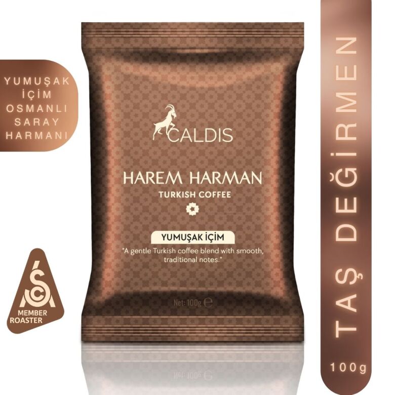 Harem Harman™ Yumuşak İçim 100 gr Türk Kahvesi (Günlük Taze Kavrum & Taze Öğütüm) - 1