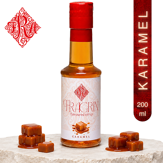 Karamel Aromalı Kokteyl ve Kahve Şurubu 200 ml - 1