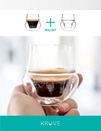 Propel Espresso Double Wall 75 ml Cam Fincan Seti